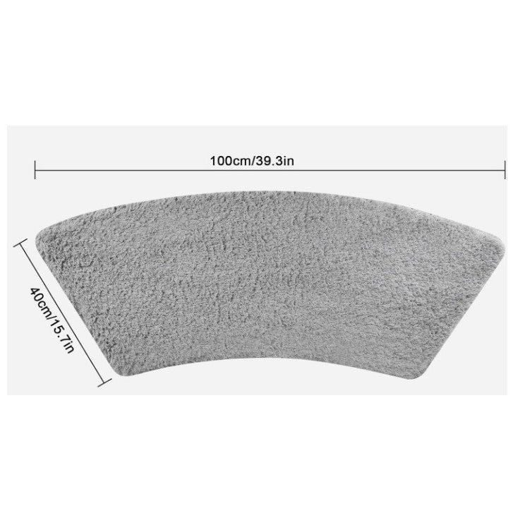 Cozy Curved Bath Mat Bowlift