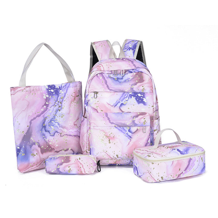 Fashionable backpack with generous interior Bowlift