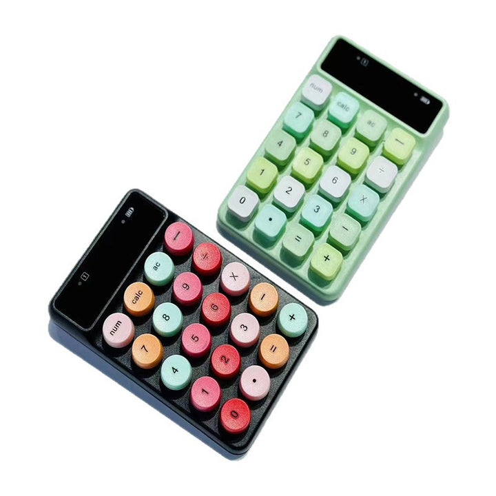 Wireless Retro Calculator Keyboard Bowlift