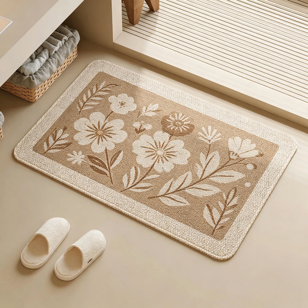 Playful Pet-Themed Bath Mat Bowlift