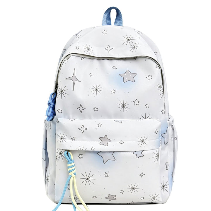 Star-Patterned School Backpack Bowlift