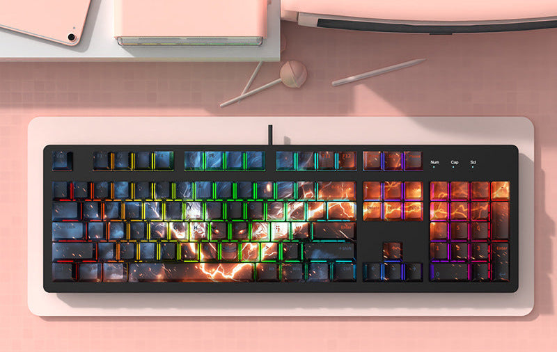 Artistic Themed Mechanical Keyboard Bowlift
