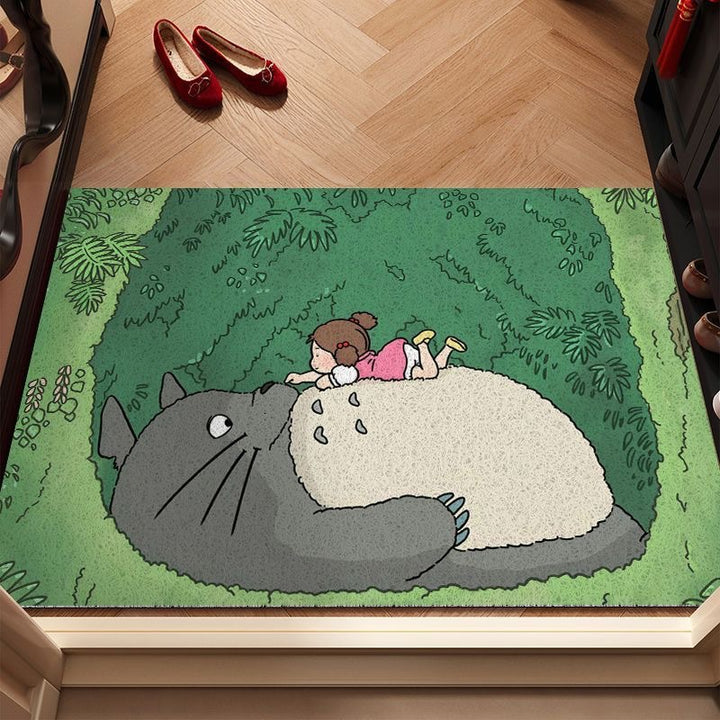 Cartoon-Themed Floor Mat Bowlift