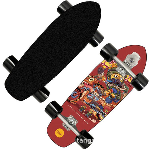 Retro-Inspired Mini Cruiser Skateboard Bowlift