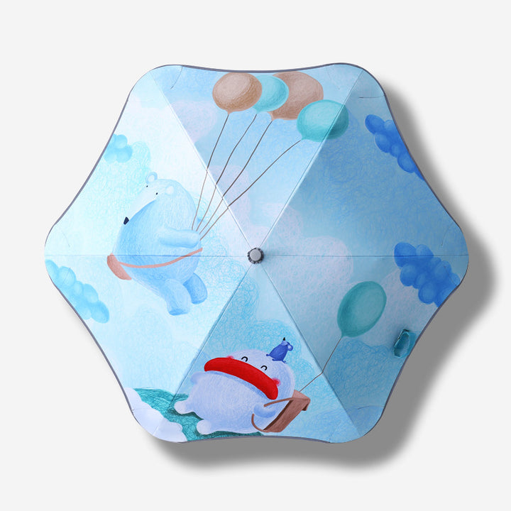 Women's Children's Umbrella with Cute Animal Design Bowlift