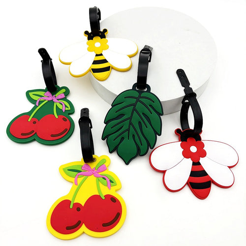 Bee-Themed Luggage Tag Bowlift