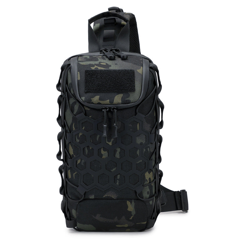 Compact Military-Inspired Sling Backpack Bowlift