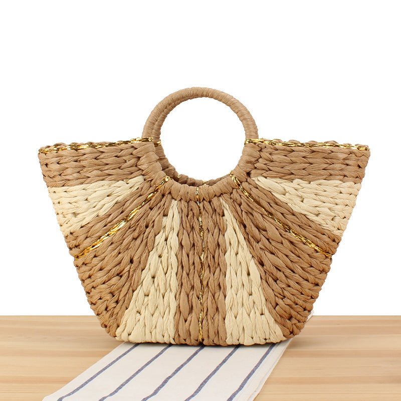 Elegant Woven Tote Bag with Extraordinary Design Bowlift