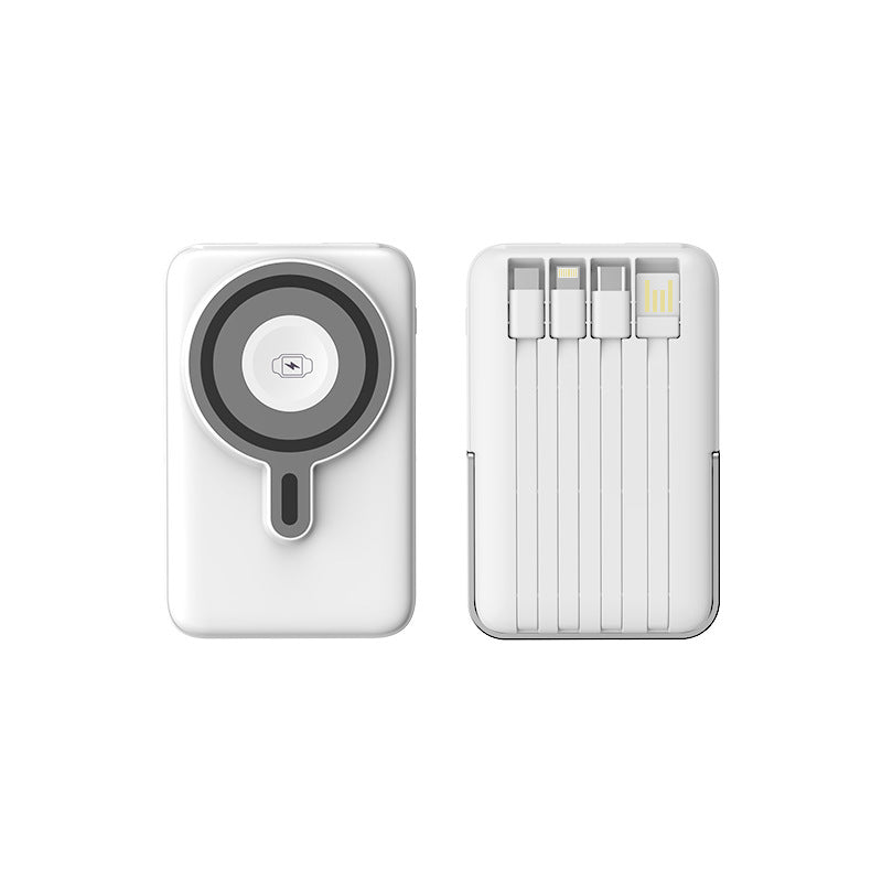 Portable Magsafe Powerbank with multifunctional USB ports and LED battery indicator Bowlift