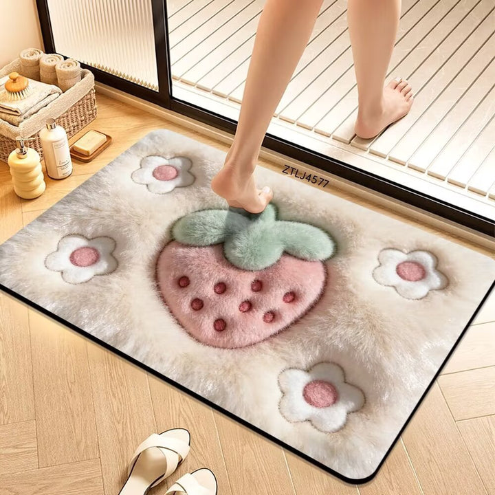 Plush Money-Themed Bath Mat Bowlift
