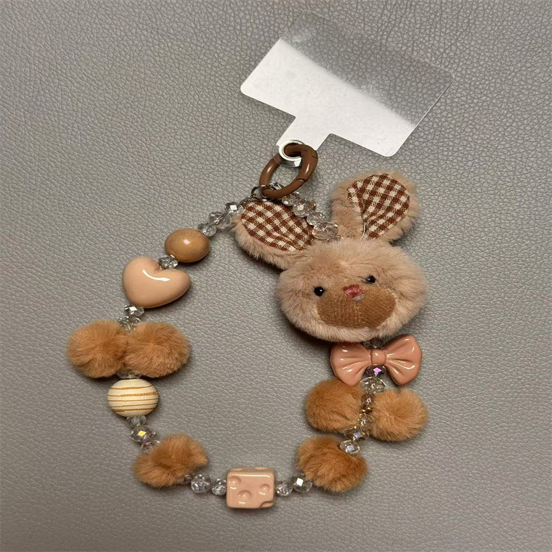Cute Rabbit-Themed Charm Keychain Bowlift