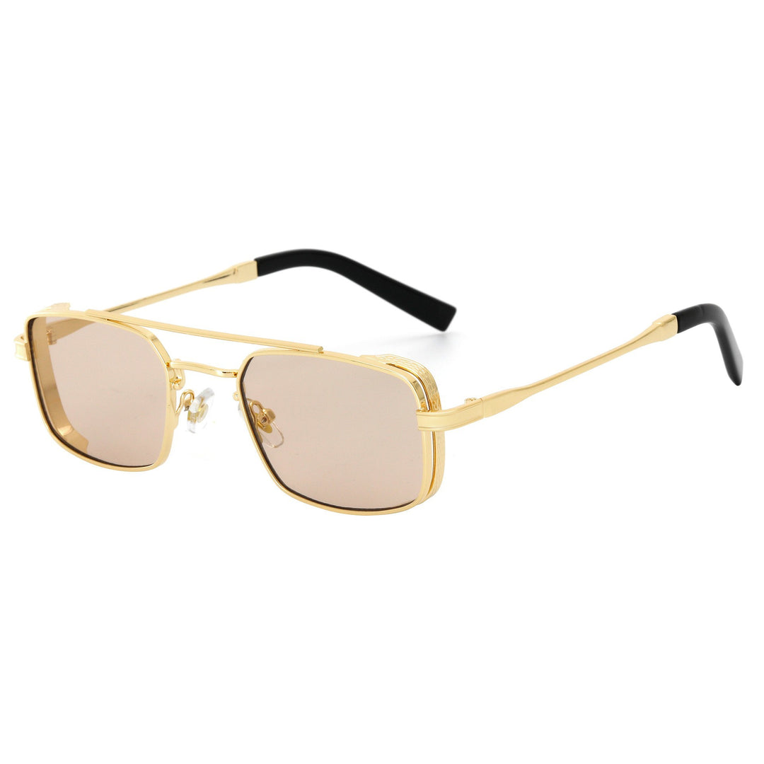 Ladies Fashion Sunglasses with Slim Metal Frame and High-Quality UV Protection Bowlift