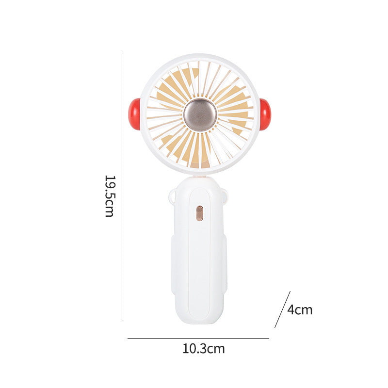 Cute Cartoon Design Handheld Fan Bowlift