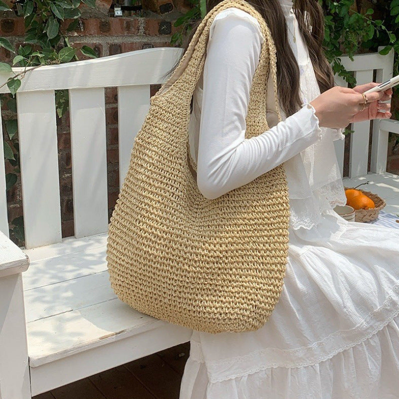 Casual Macramé Tote Bag Bowlift