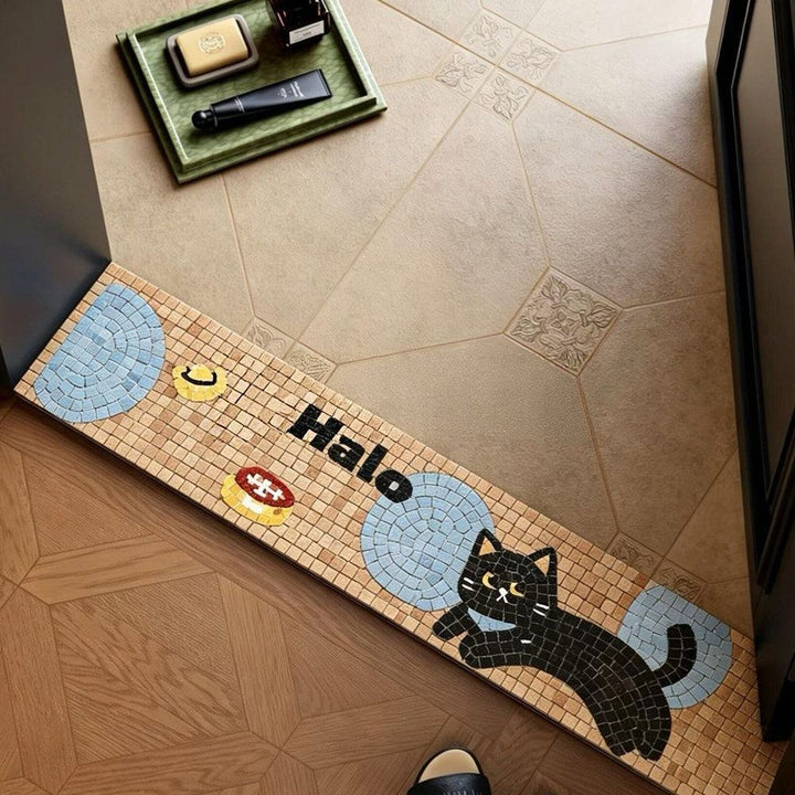 Decorative Mosaic Bathroom Tile Bowlift
