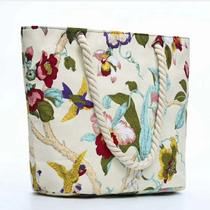 Fashionable and Large Beach Bag Made of Durable Material Bowlift
