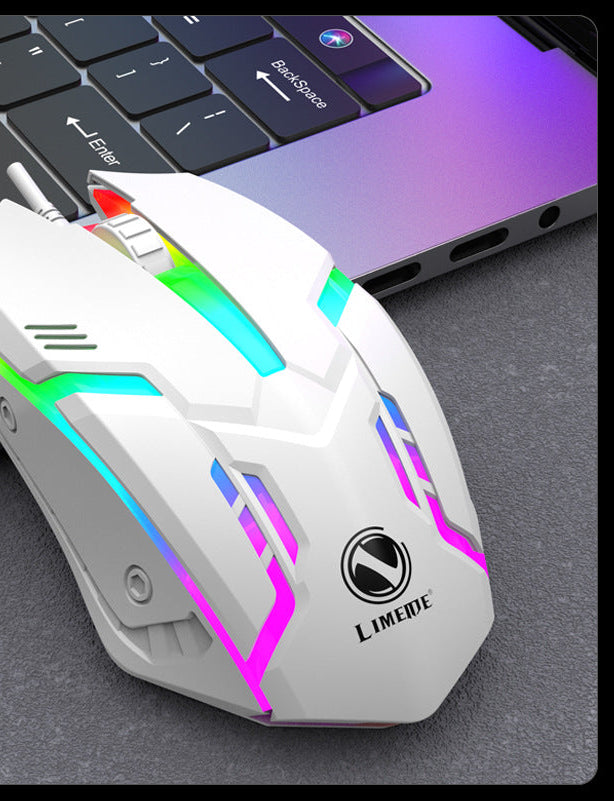 High-Performance Gaming Mouse with Customizable RGB Lighting Bowlift