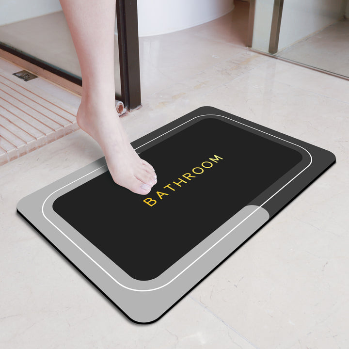 Elegant Floral Bathroom Mat Bowlift