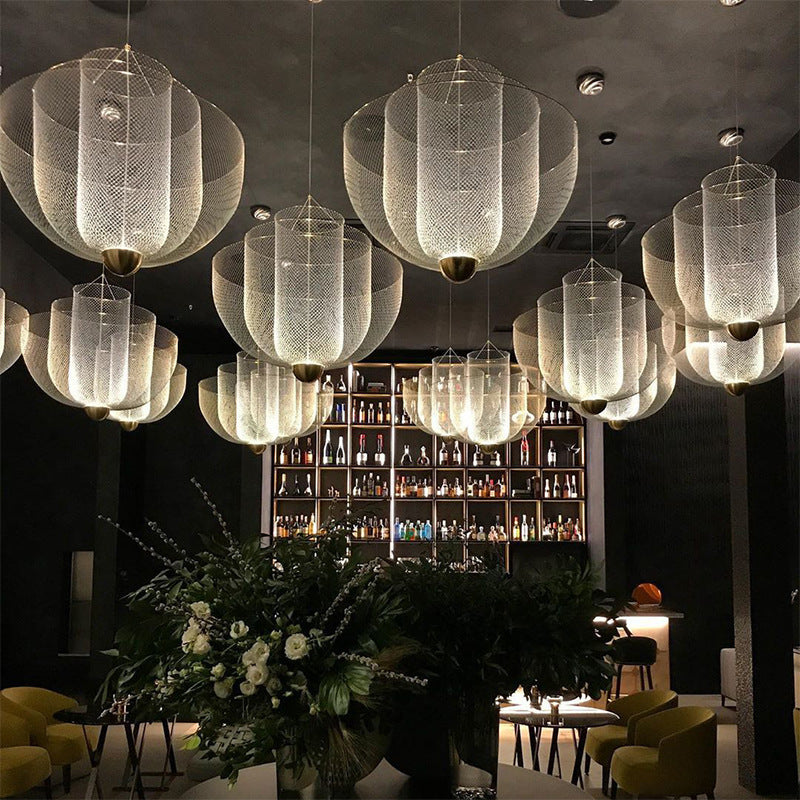 Modern Mesh Pendant Light Fixture