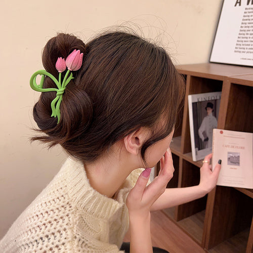 Creative Floral Hair Clip Bowlift