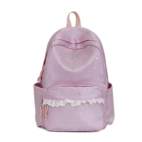 Stylish Star-Embellished Backpack