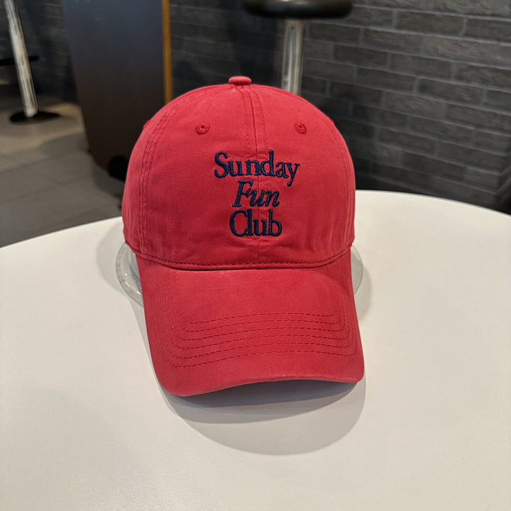 Unisex Embroidered Cotton Baseball Cap Bowlift