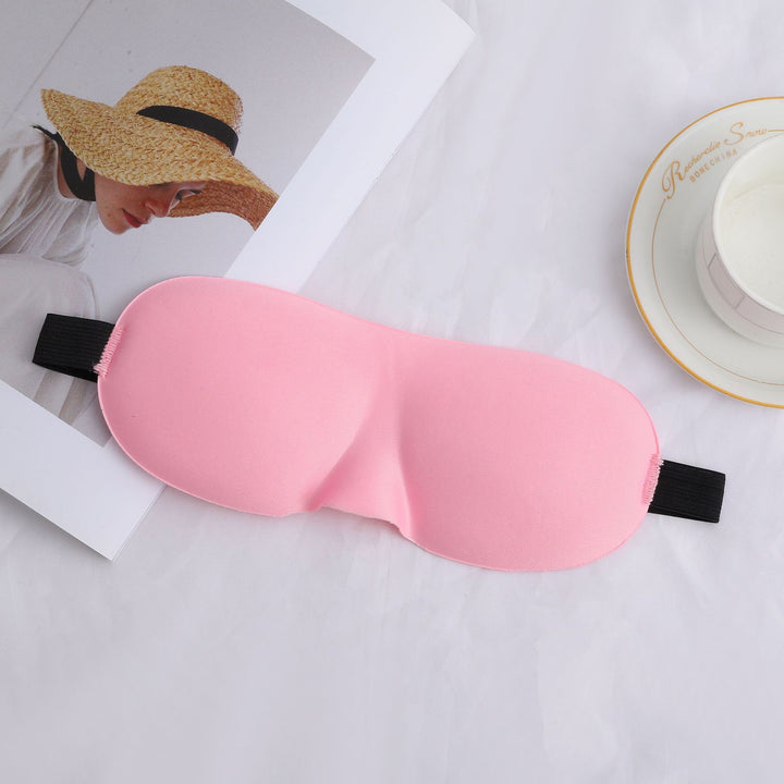 Unisex nan light-blocking travel mask with thermoformable nylon cover and wide comfort band Bowlift