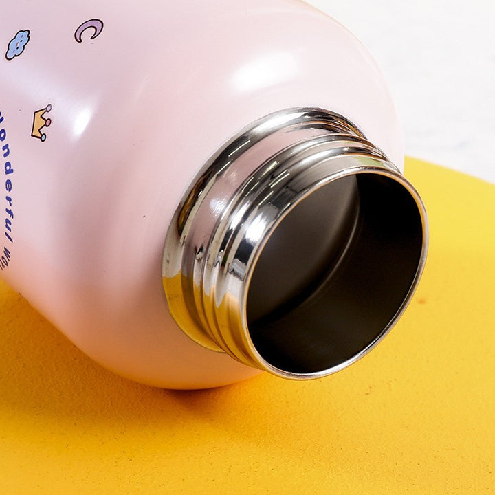 Insulated water bottle with practical carrying strap Bowlift