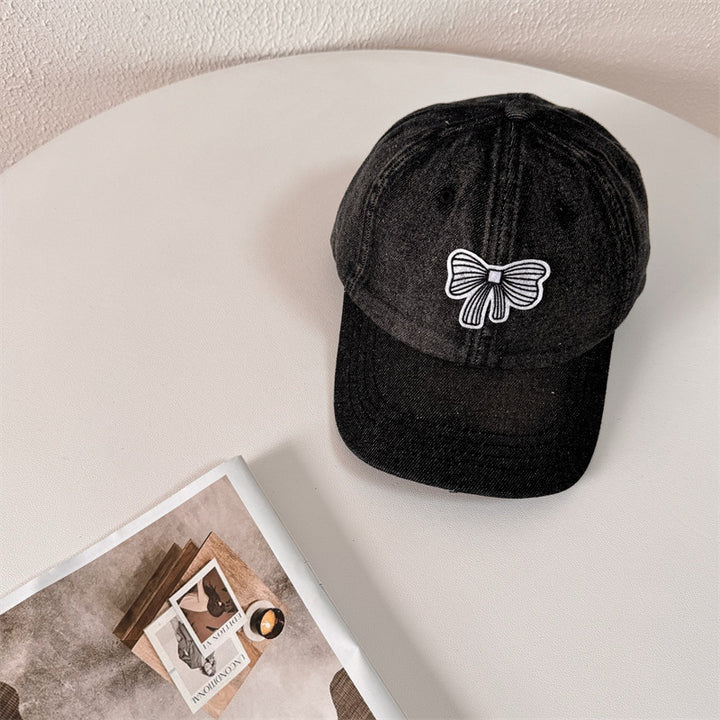 Women's Casual Denim Baseball Cap Bowlift