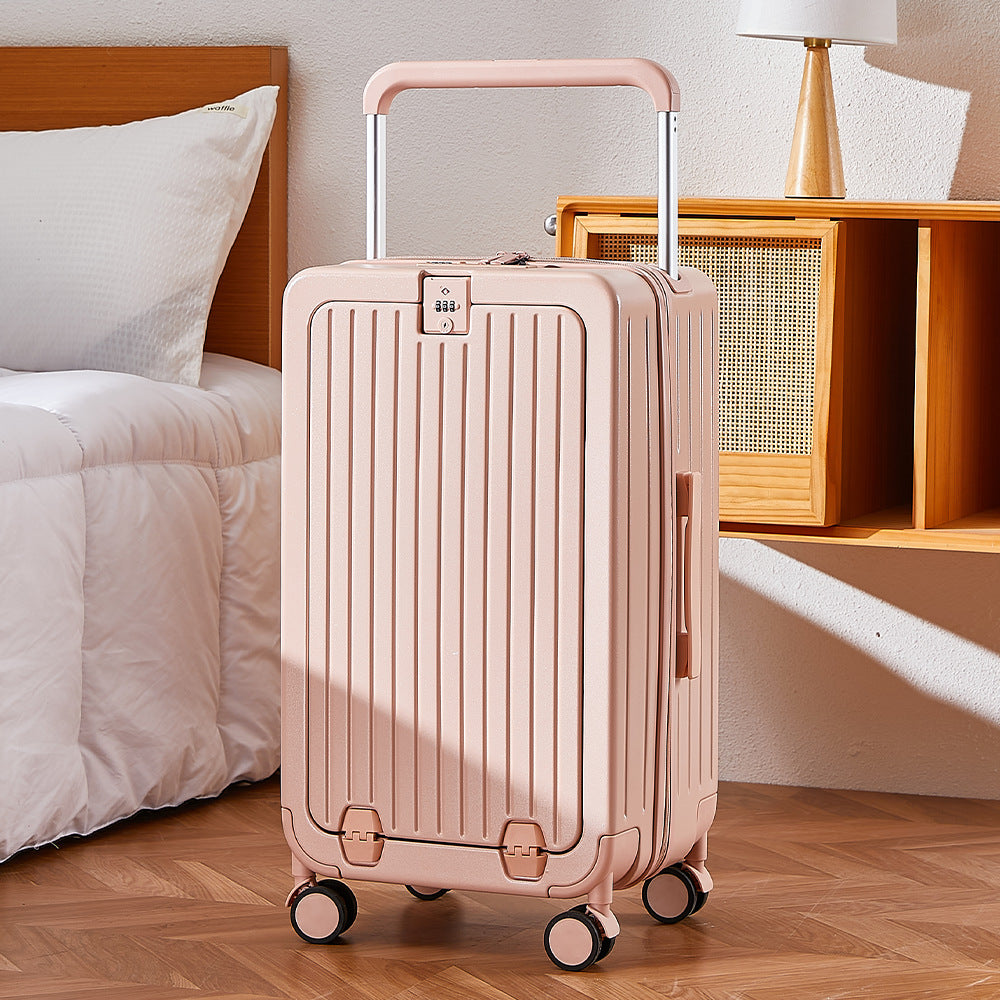 Compact Hard Shell Suitcase with 360-Degree Spinner Wheels