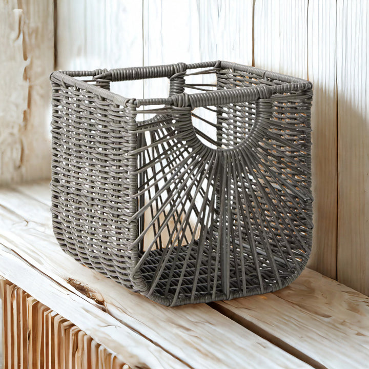 Stylish Woven Storage Cube Basket Bowlift