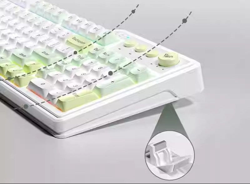 Wireless RGB Gaming Keyboard Bowlift