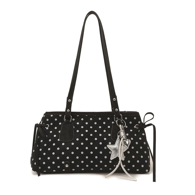 Trendy Polka Dot Handbag Bowlift