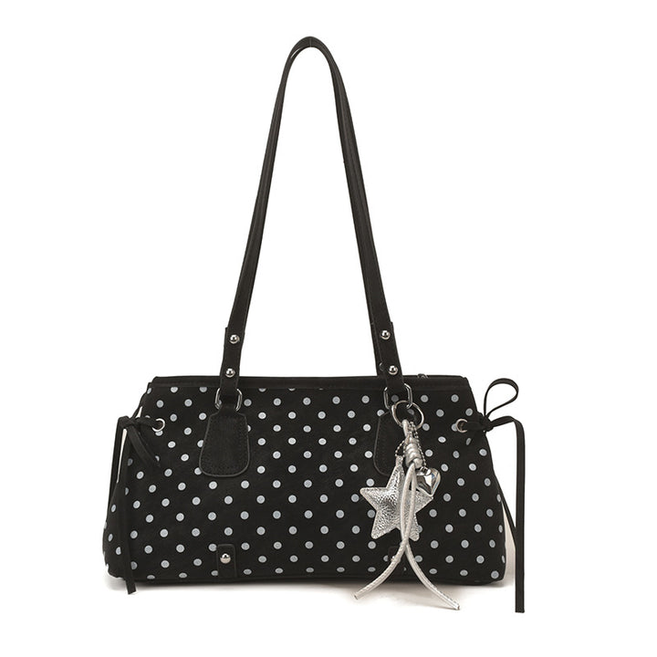 Trendy Polka Dot Handbag Bowlift