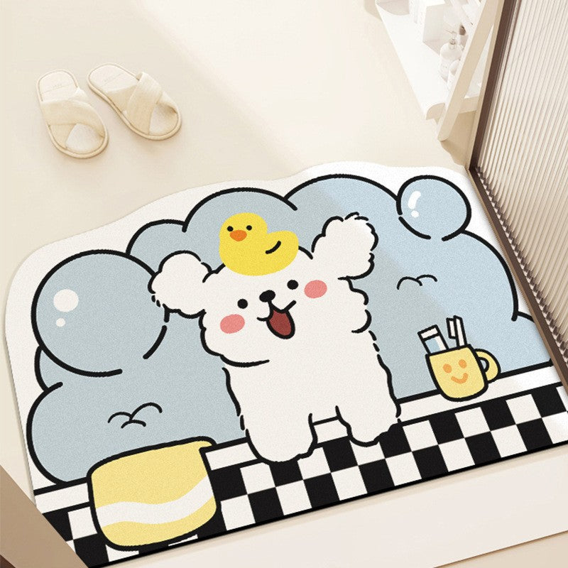Cartoon Bath Mat Bowlift