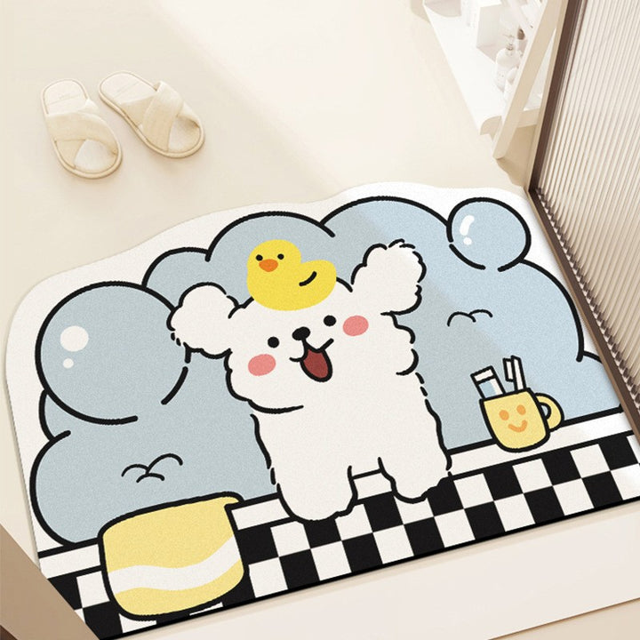 Cartoon Bath Mat Bowlift
