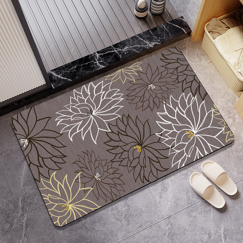 Stylish Patterned Bath Mat Bowlift