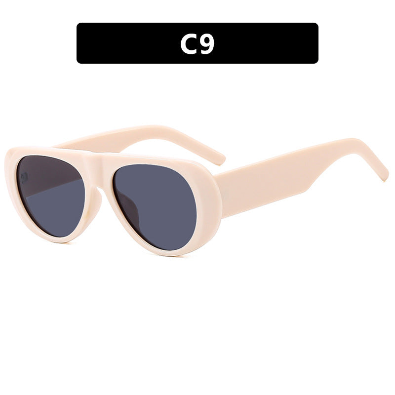 Women's fashionable sunglasses with futuristic design and polarized lenses Bowlift