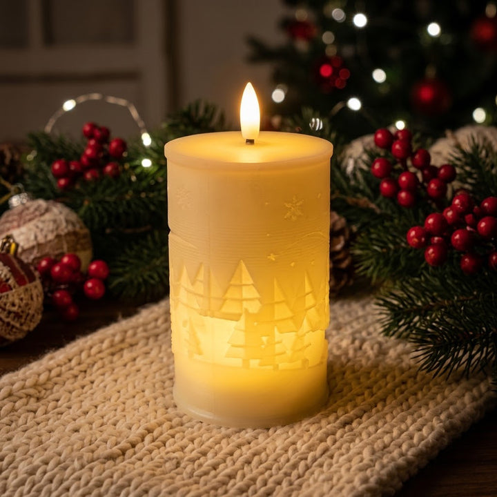 Christmas decorative LED candle
