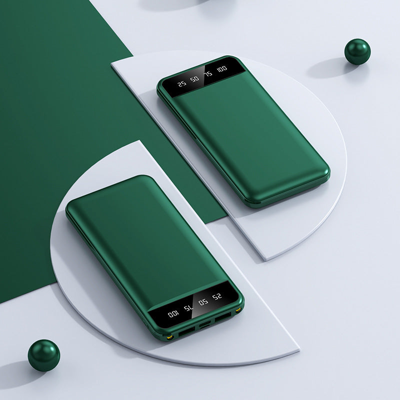 Portable power bank with intelligent LED display Bowlift