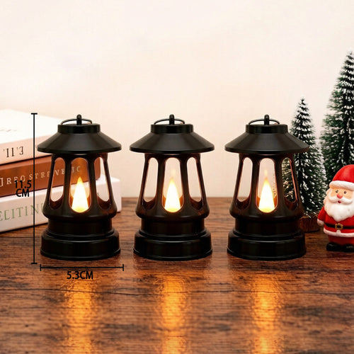 Nostalgic Oil Lantern with LED Lighting Bowlift