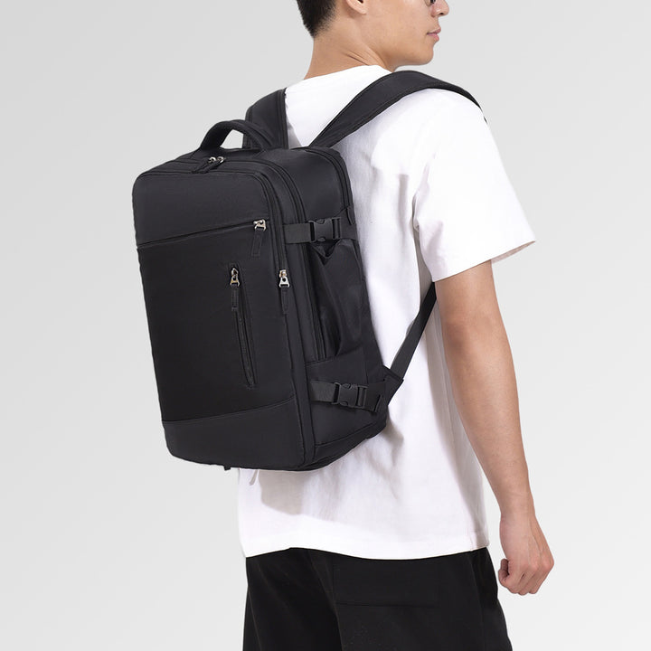 Versatile, ergonomic laptop backpack with intelligent compartment system Bowlift