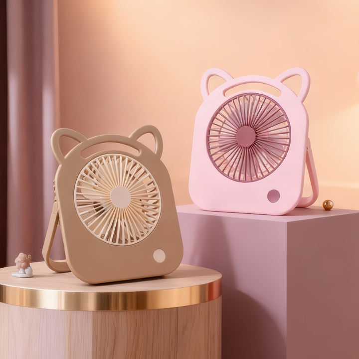 Ladies portable mini fan in cute cat design Bowlift