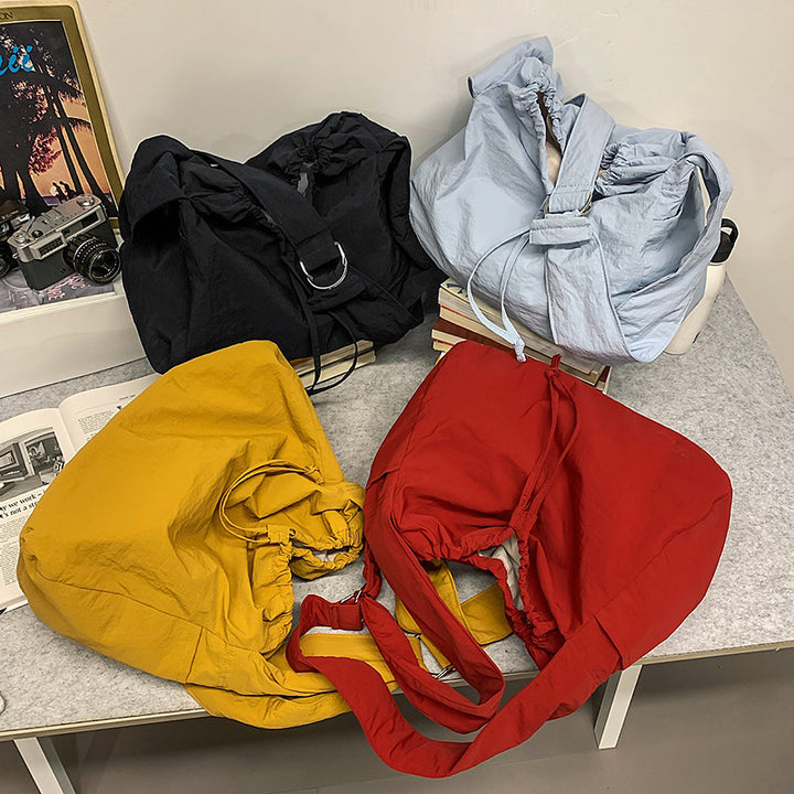 Lightweight Drawstring Shoulder Bag Bowlift