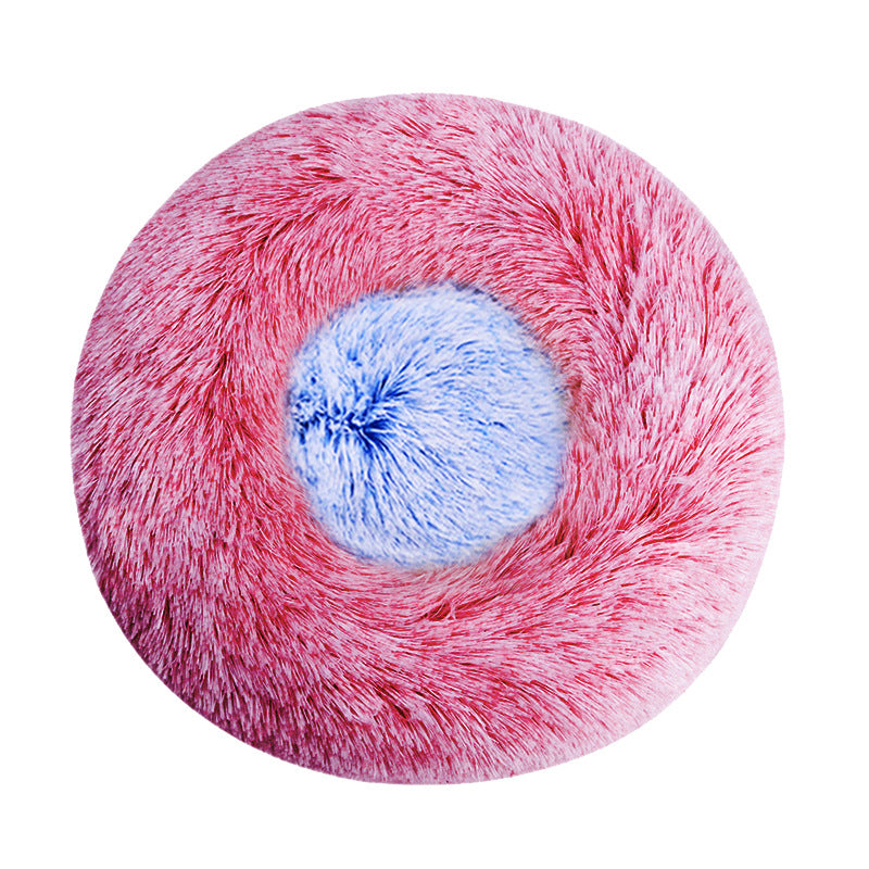 Round Plush Sleeping Bed  Dog Bed