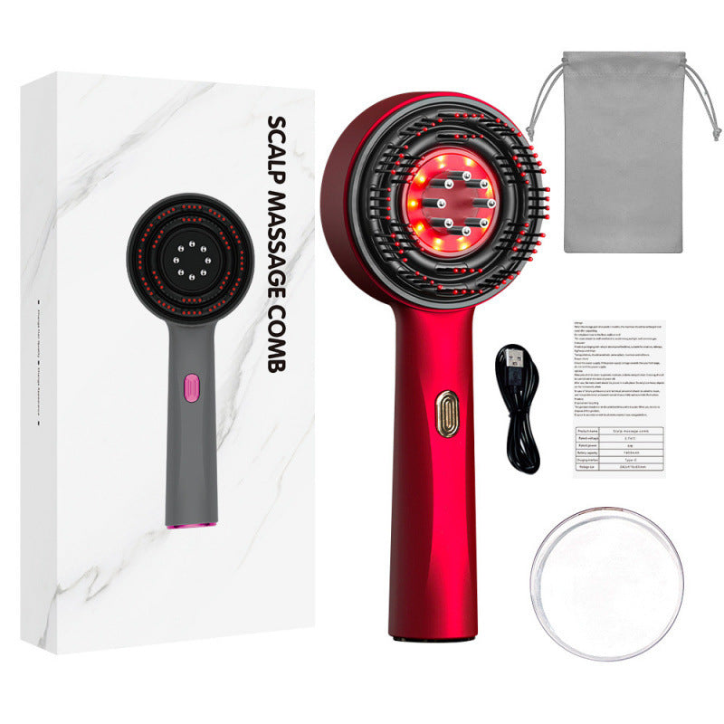 BowLift | Scalp Massager Brush with Red Light Therapy for Hair Growth and Skin Health - Ergonomic Design for All Hair Types
