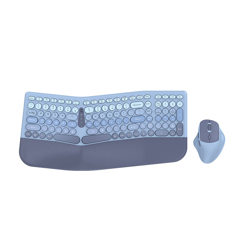 Ergonomic Wireless Keyboard and Mouse Combo Bowlift