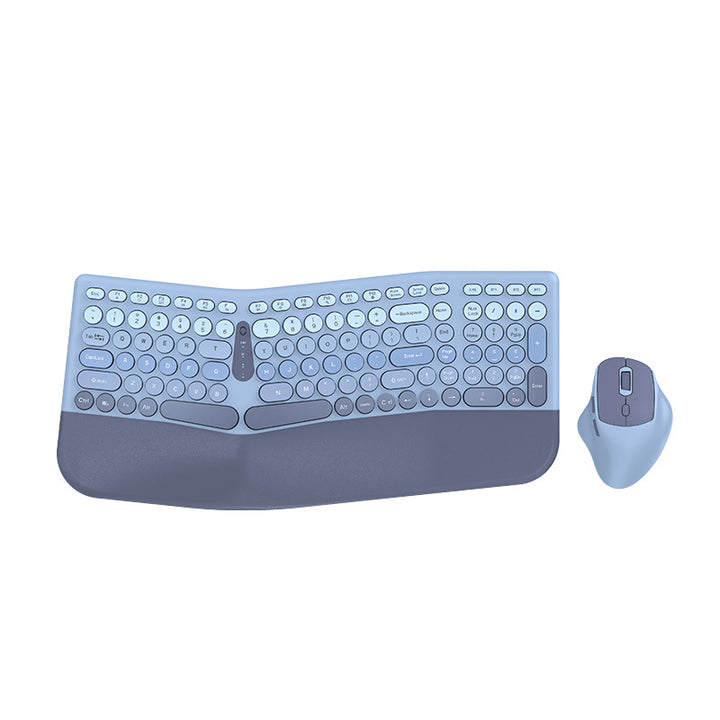 Ergonomic Wireless Keyboard and Mouse Combo Bowlift