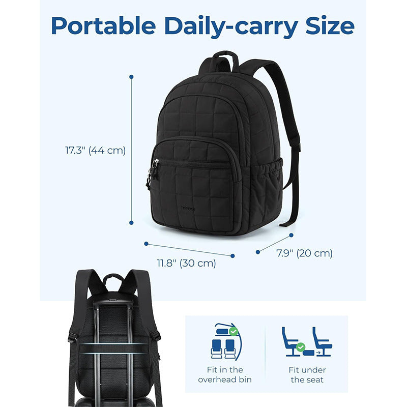 Padded Laptop Backpack with Multiple Compartments Bowlift