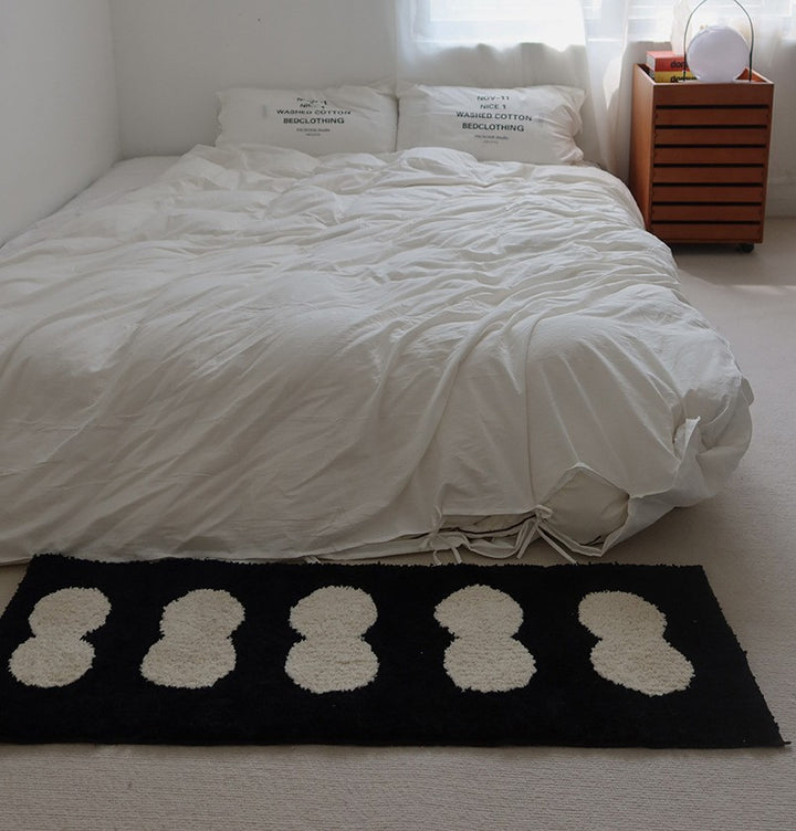Contemporary Abstract Patterned Runner Rug Bowlift